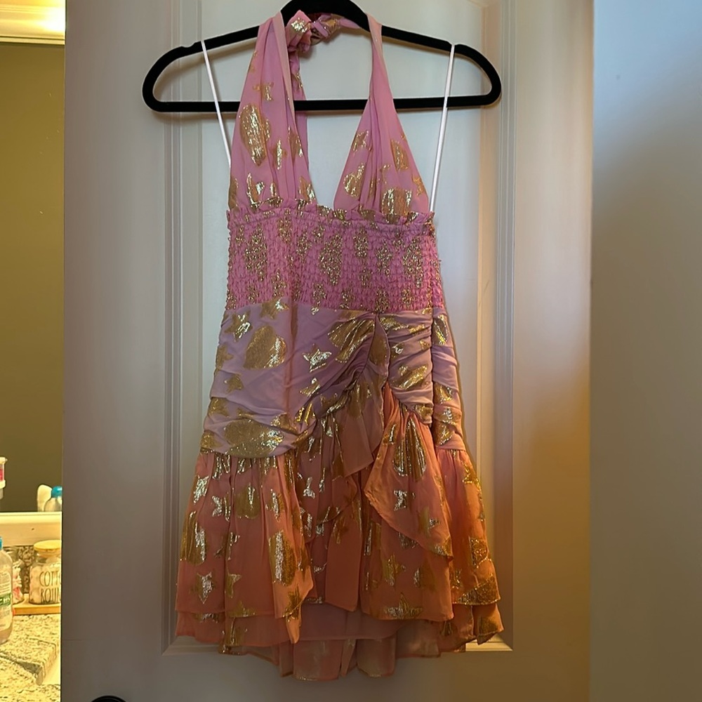 New with tags loveshackfancy cambria mini dress